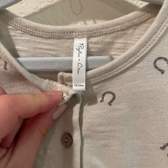 Rylee & Cru 🧲 Button Up Jersey Dress, Horseshoes - Picture 4 of 4